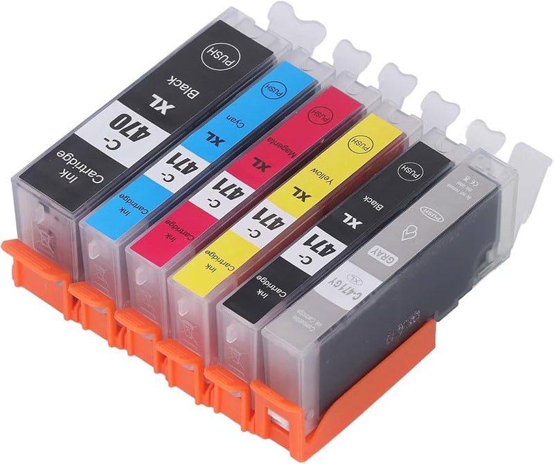 Large Volume 6 Colors BK BK C M Y GY Ink Cartridge for Canon MG5740 MG6840 MG7740 TS5040 TS6040 TS8040 Printers - Image 5